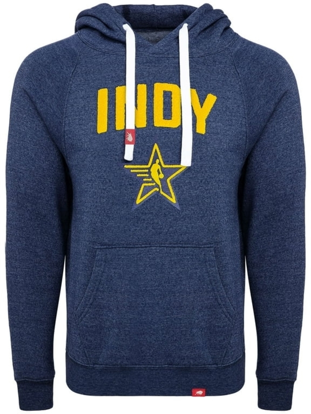 Unisex Sportiqe Heather Navy 2024 NBA All-Star Game Pullover Hoodie Medium